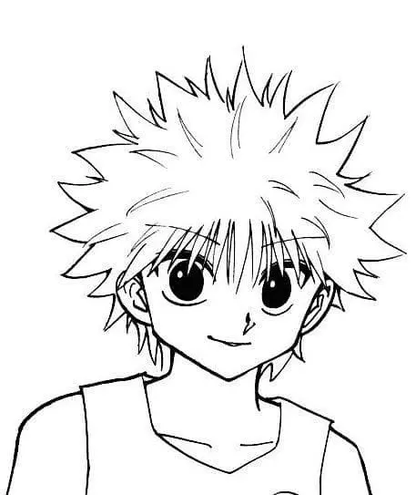 Killua Zoldyck Coloring Pages 59