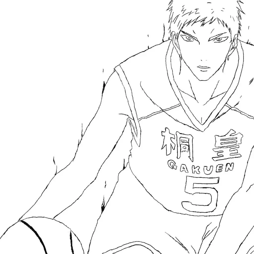 Kuroko No Basket Coloring Pages 10