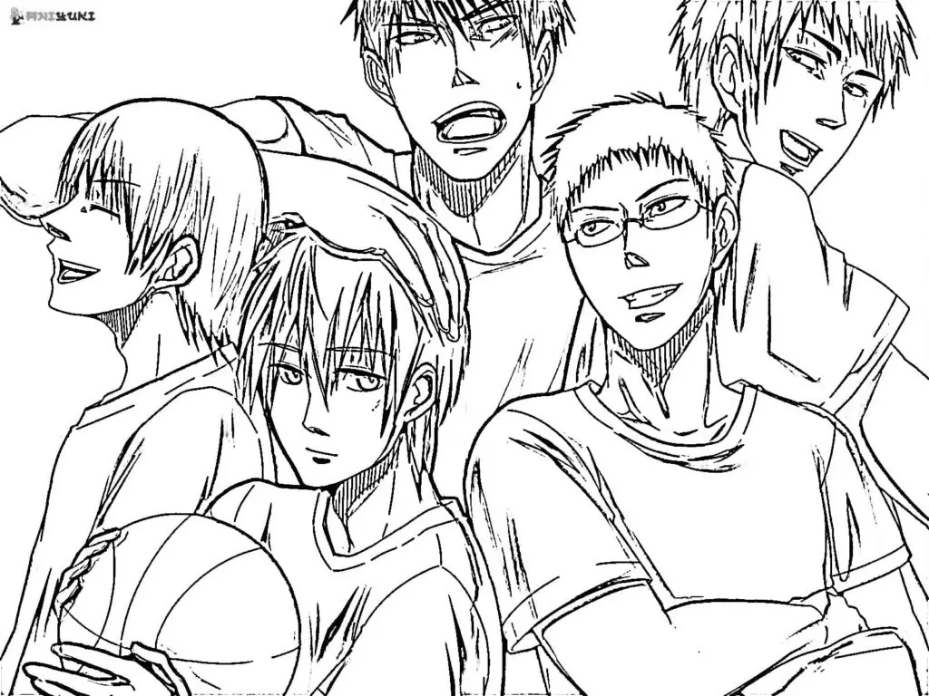 Kuroko No Basket Coloring Pages 26