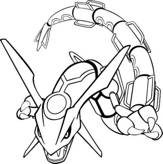 Legendary Pokemon Coloring Pages 16