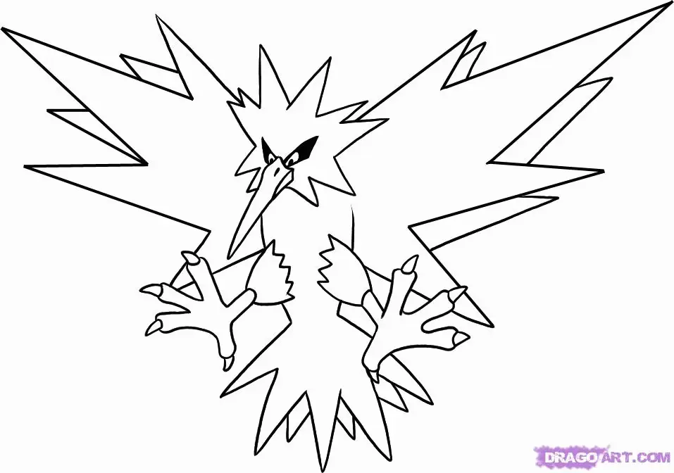 Legendary Pokemon Coloring Pages 2