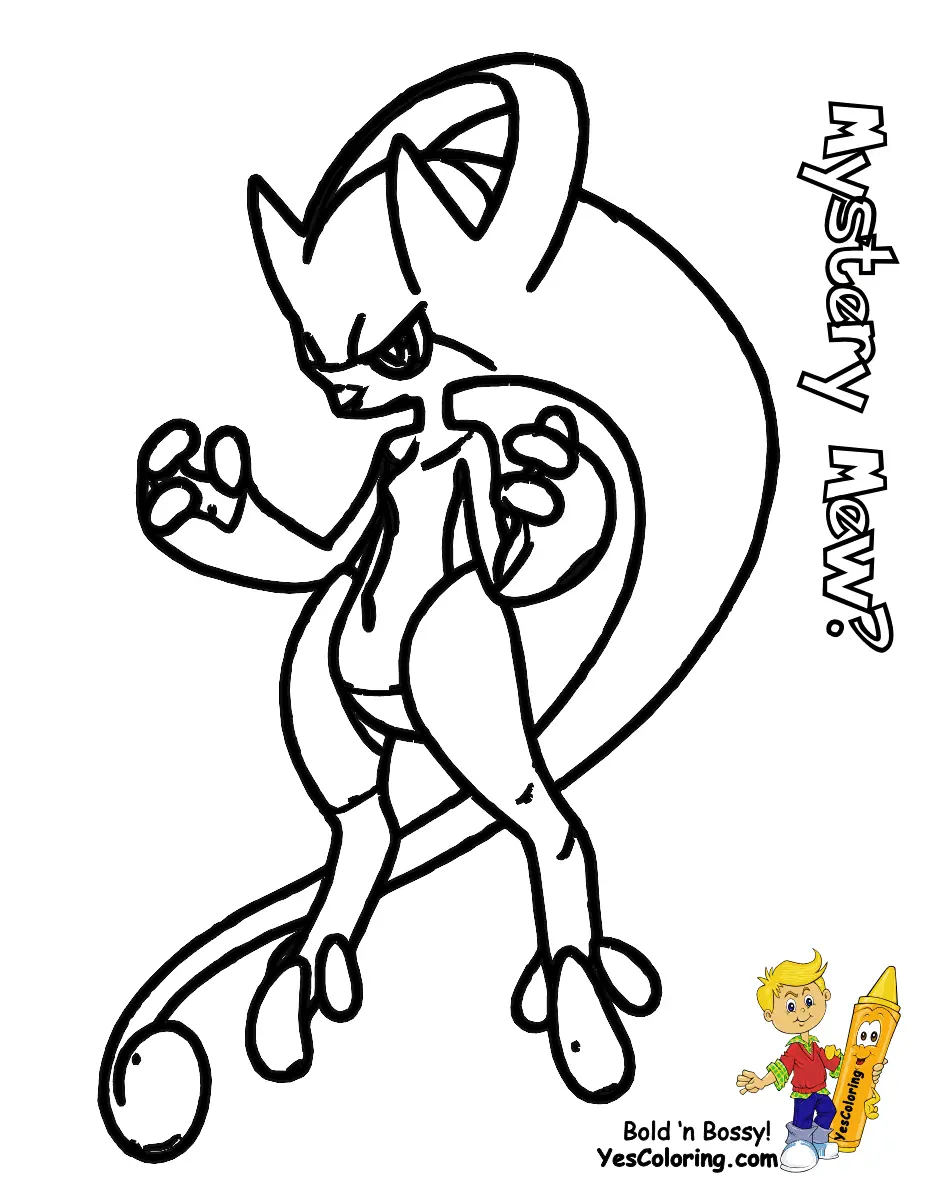 Legendary Pokemon Coloring Pages 24