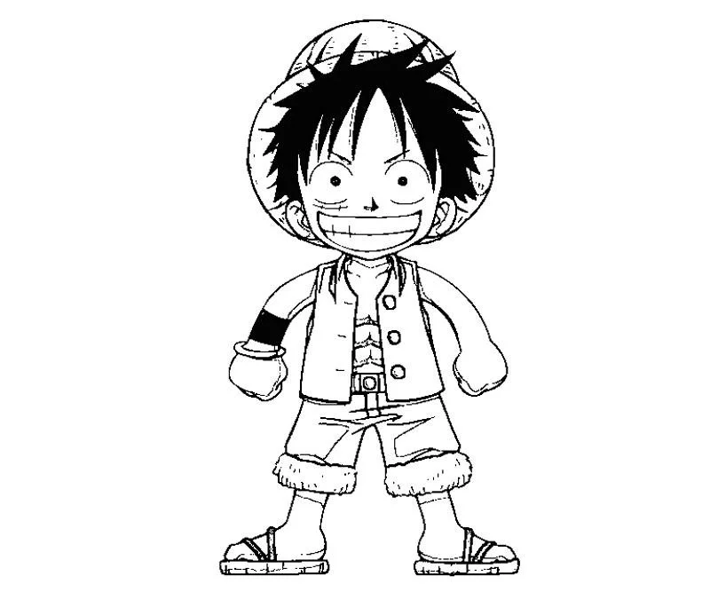 Luffy Coloring Pages 31