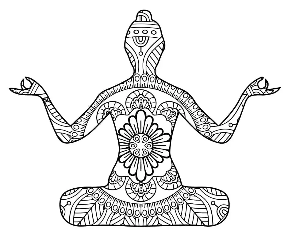 Mediation Coloring pages 2