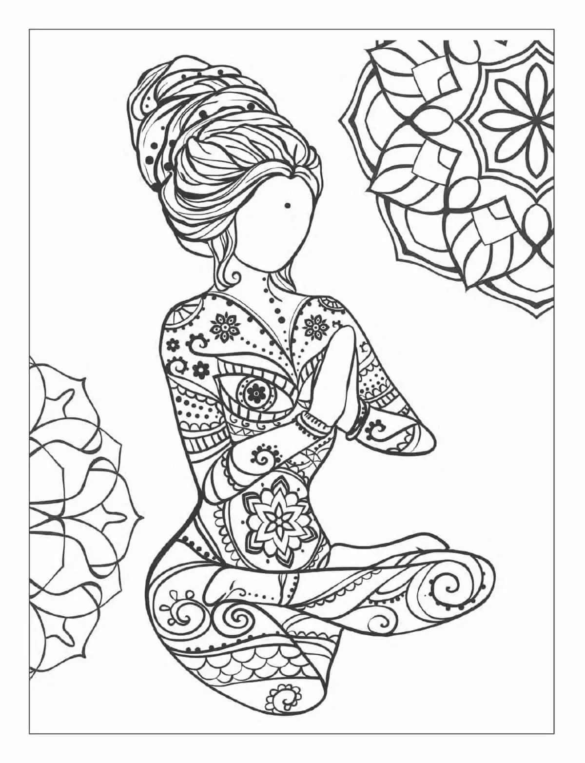 Mediation Coloring pages 4