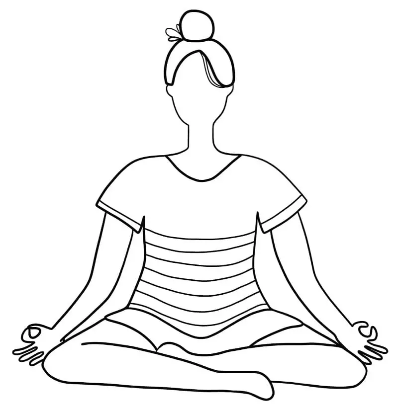 Mediation Coloring pages 5