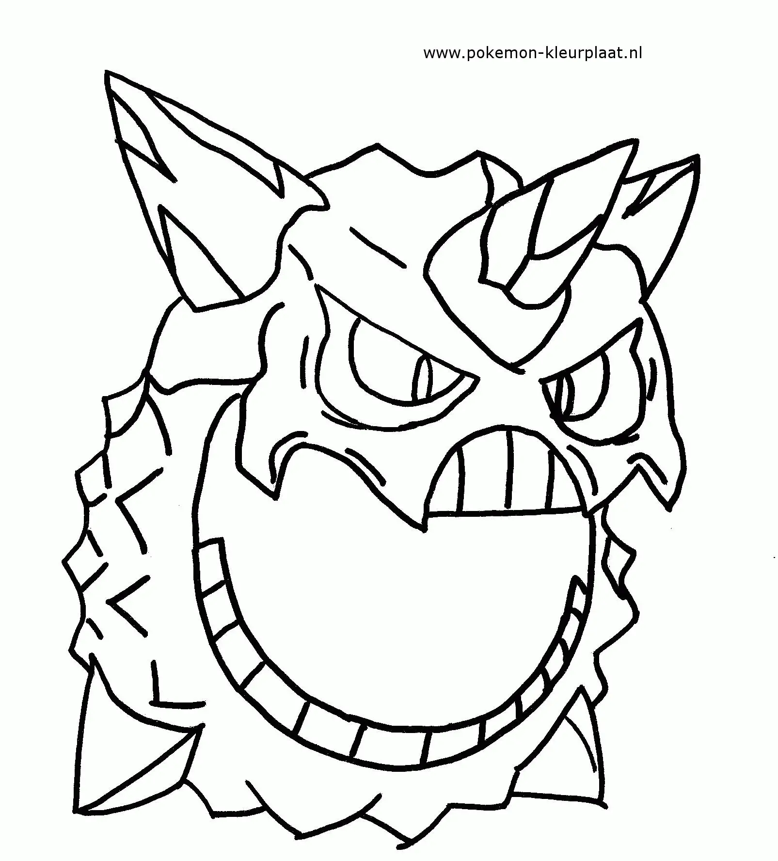 Mega Pokemon Coloring Pages 19