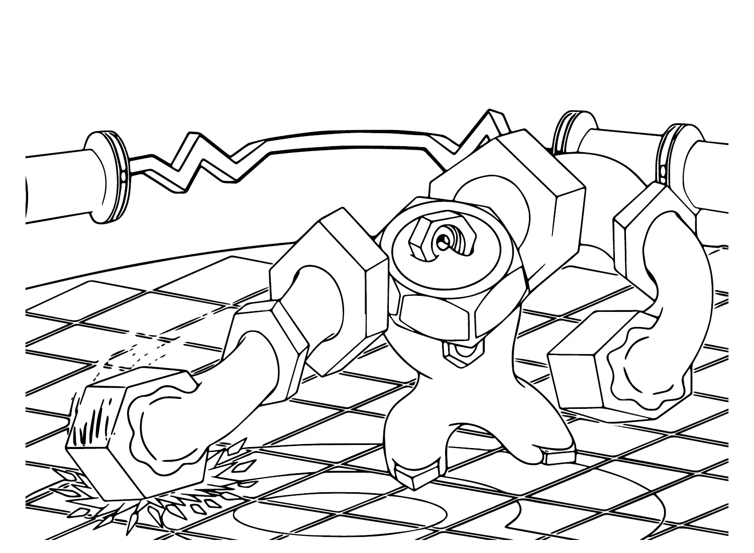 Melmetal Coloring Pages 15