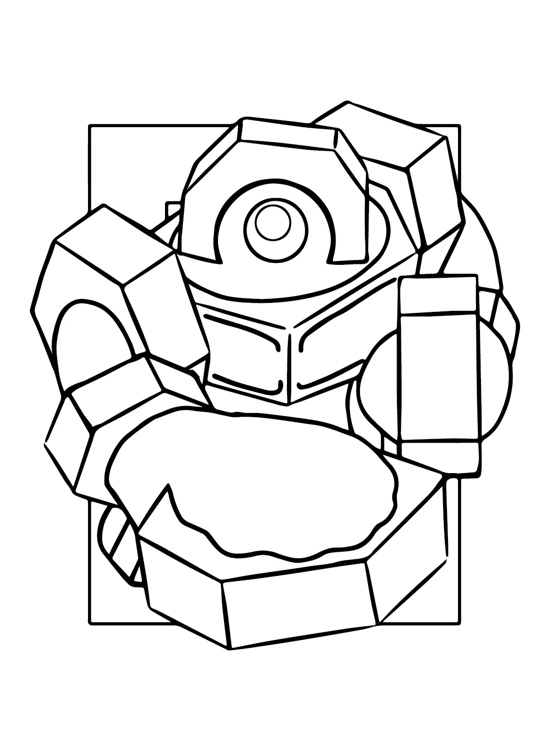 Melmetal Coloring Pages