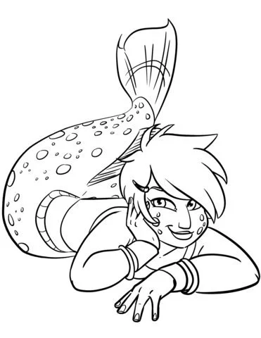 Mermaid Coloring Pages 61