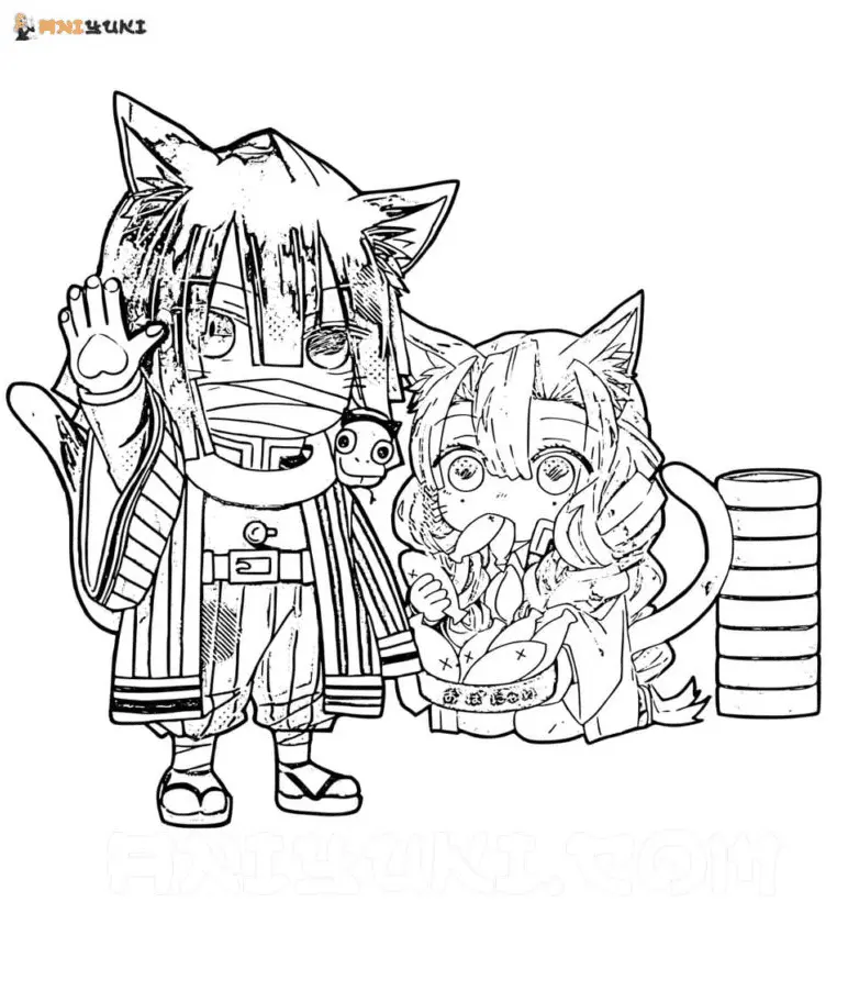 Mitsuri Kanroji Coloring Pages 39