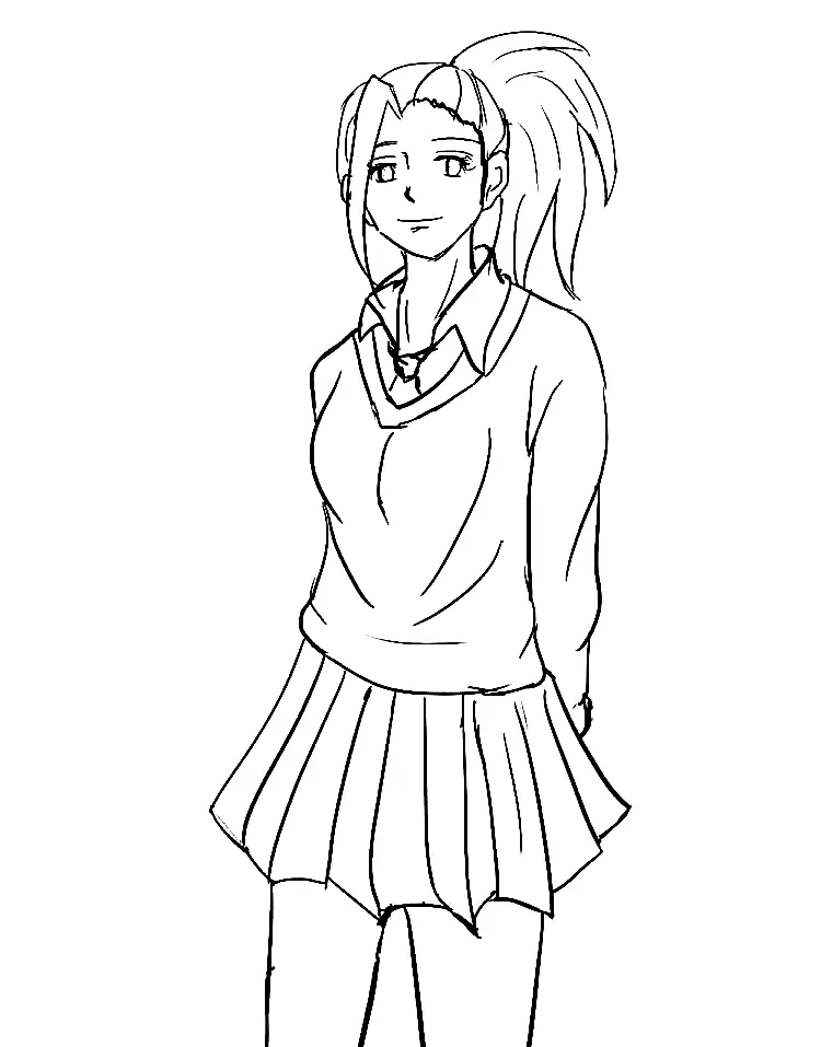 Momo Yaoyorozu Coloring Pages 52