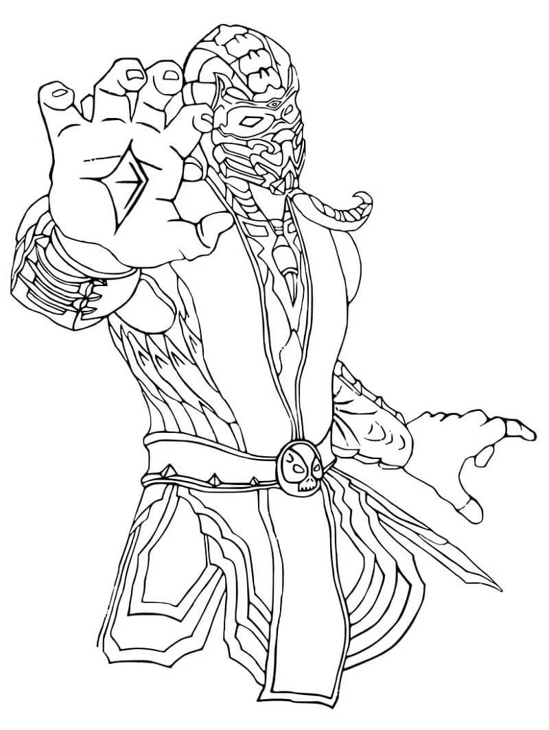 Mortal Kombat Coloring Pages 1