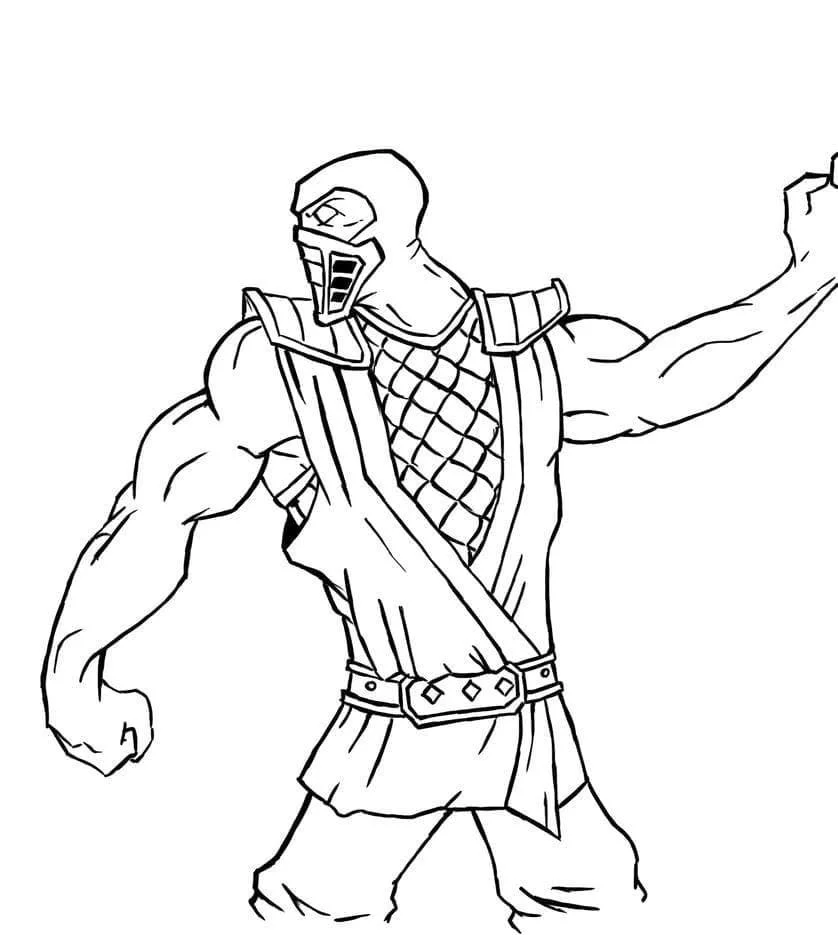 Mortal Kombat Coloring Pages 100