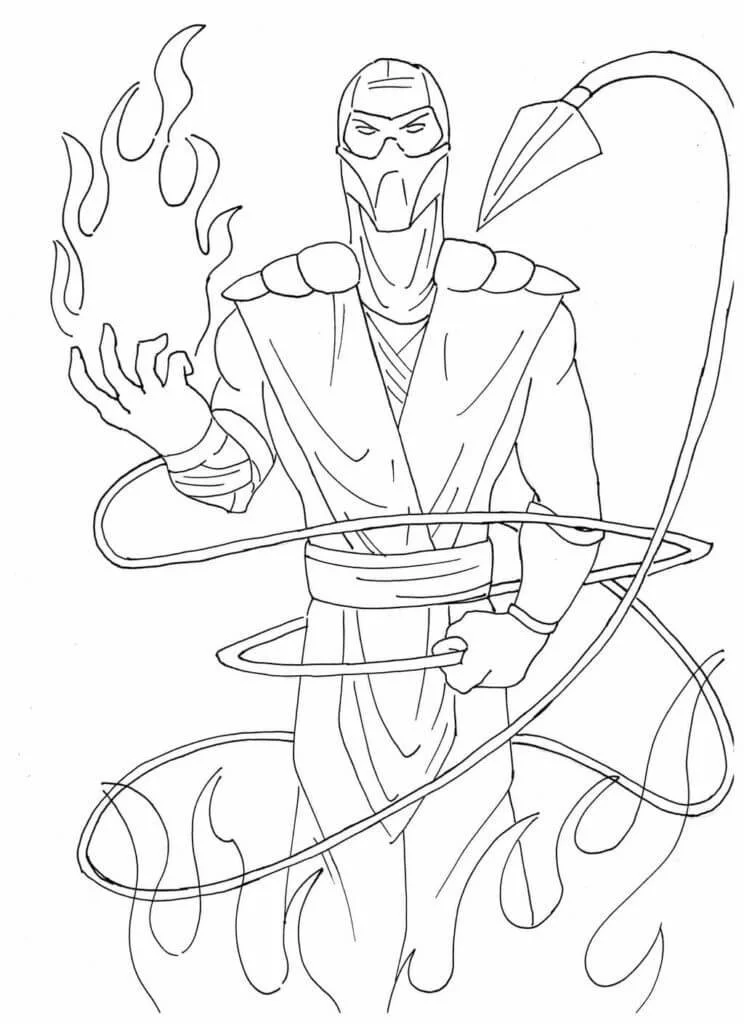 Mortal Kombat Coloring Pages 11