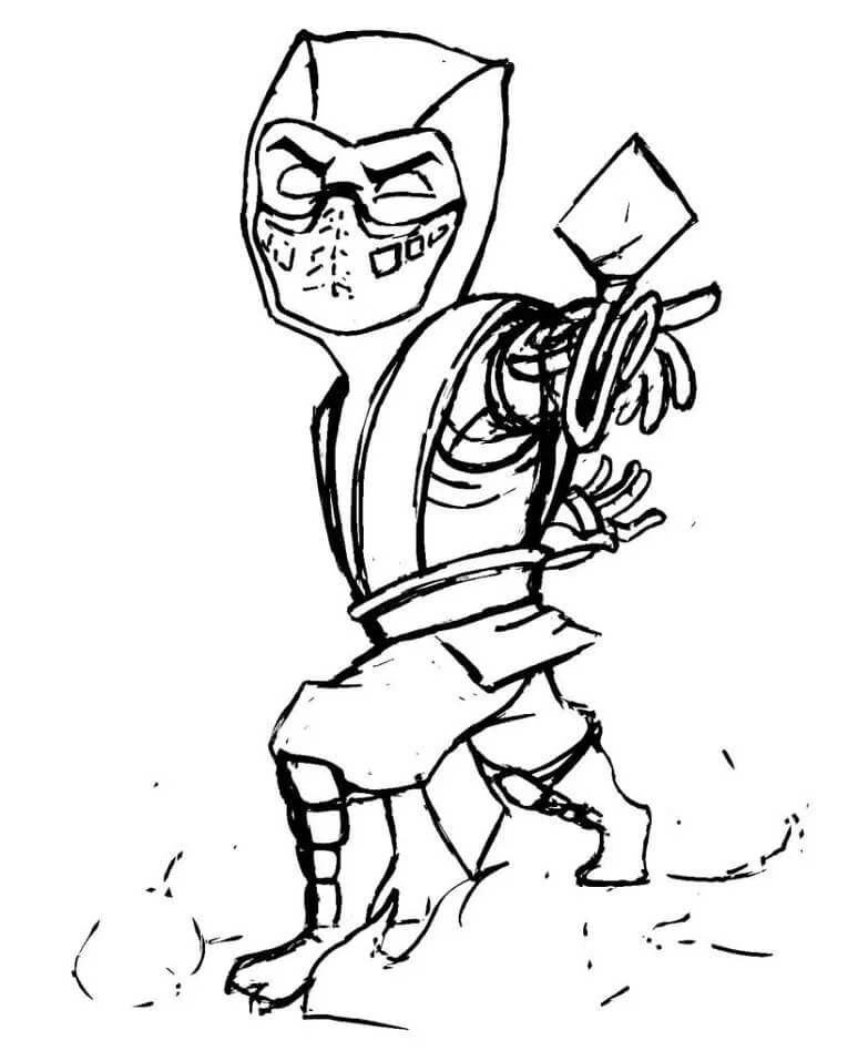 Mortal Kombat Coloring Pages 116