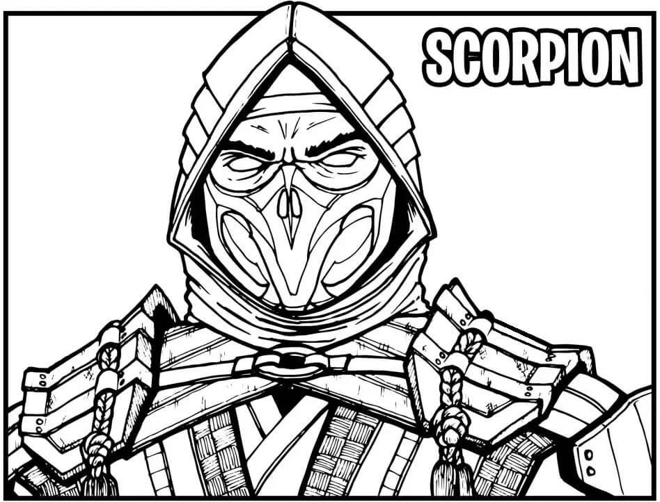 Mortal Kombat Coloring Pages 14