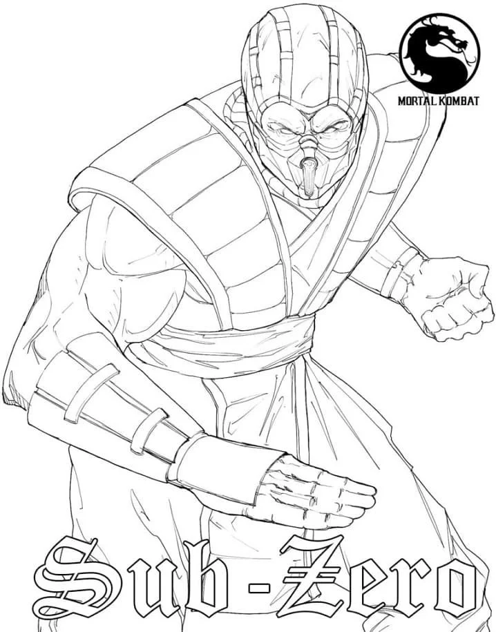 Mortal Kombat Coloring Pages 15