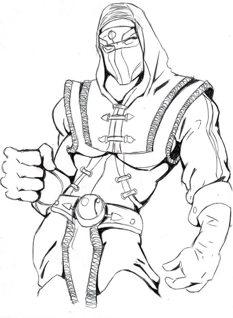 Mortal Kombat Coloring Pages 18