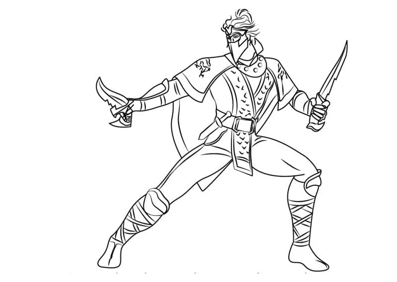 Mortal Kombat Coloring Pages 20