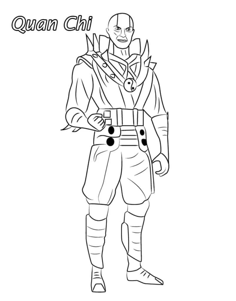 Mortal Kombat Coloring Pages 29