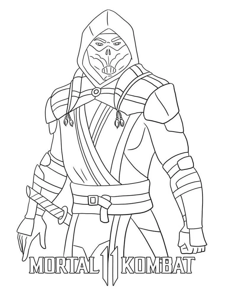 Mortal Kombat Coloring Pages 30