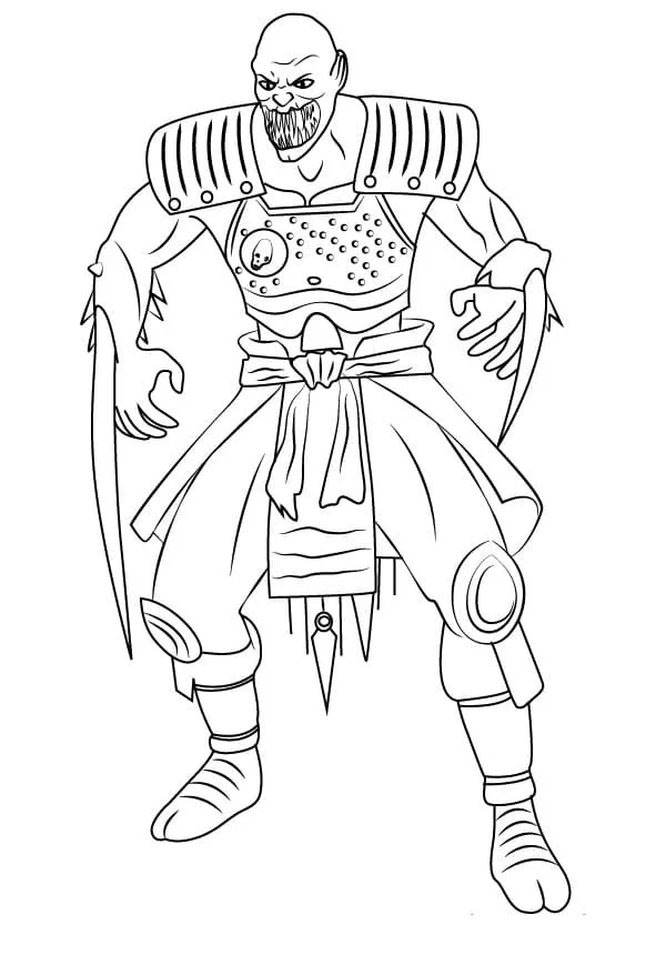 Mortal Kombat Coloring Pages 36