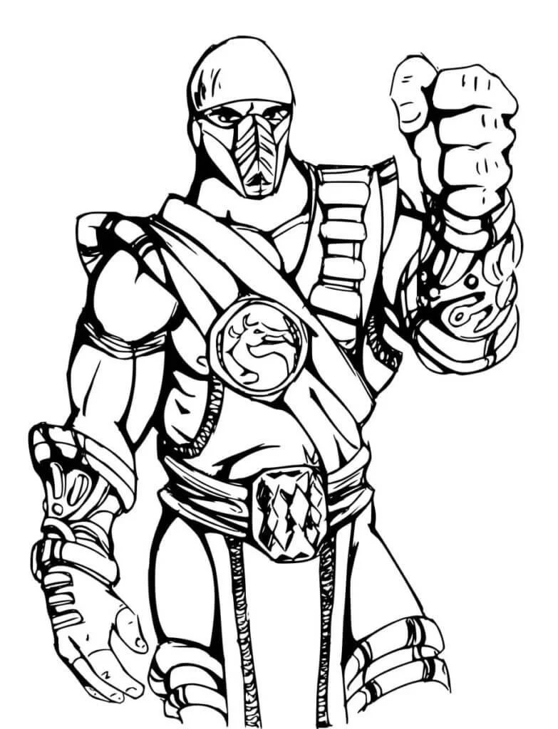 Mortal Kombat Coloring Pages 37