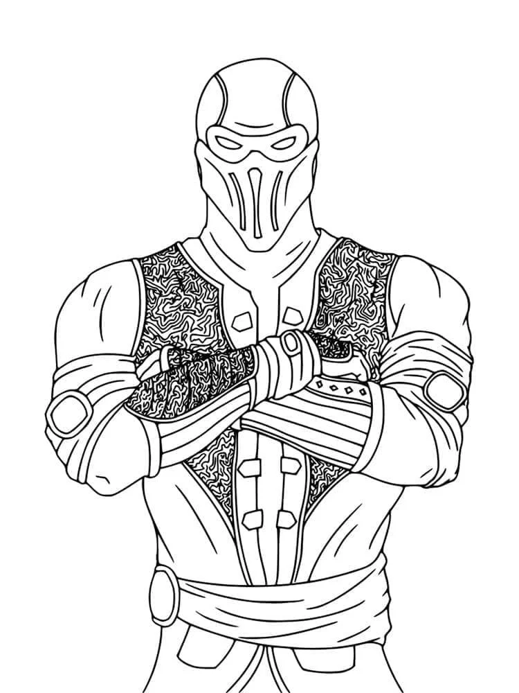 Mortal Kombat Coloring Pages 48