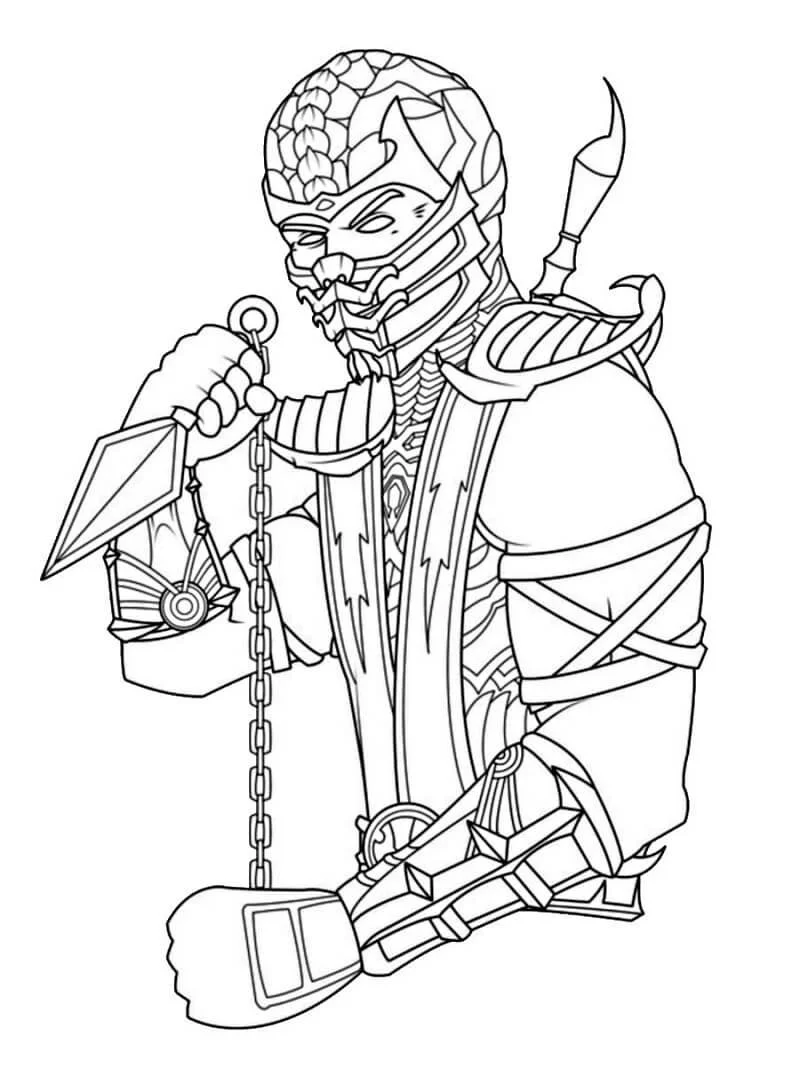 Mortal Kombat Coloring Pages 5