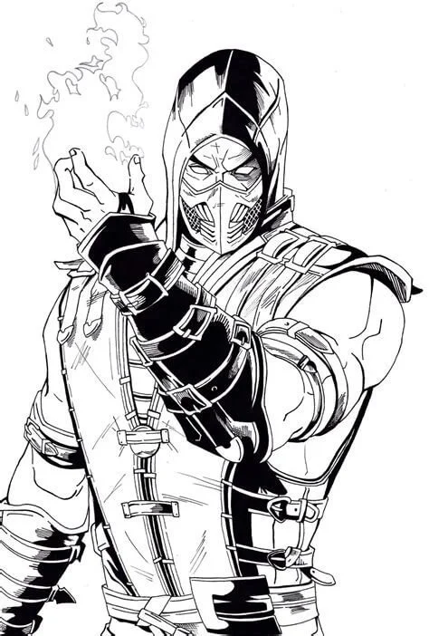 Mortal Kombat Coloring Pages 51