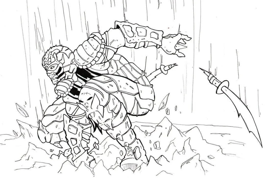 Mortal Kombat Coloring Pages 53