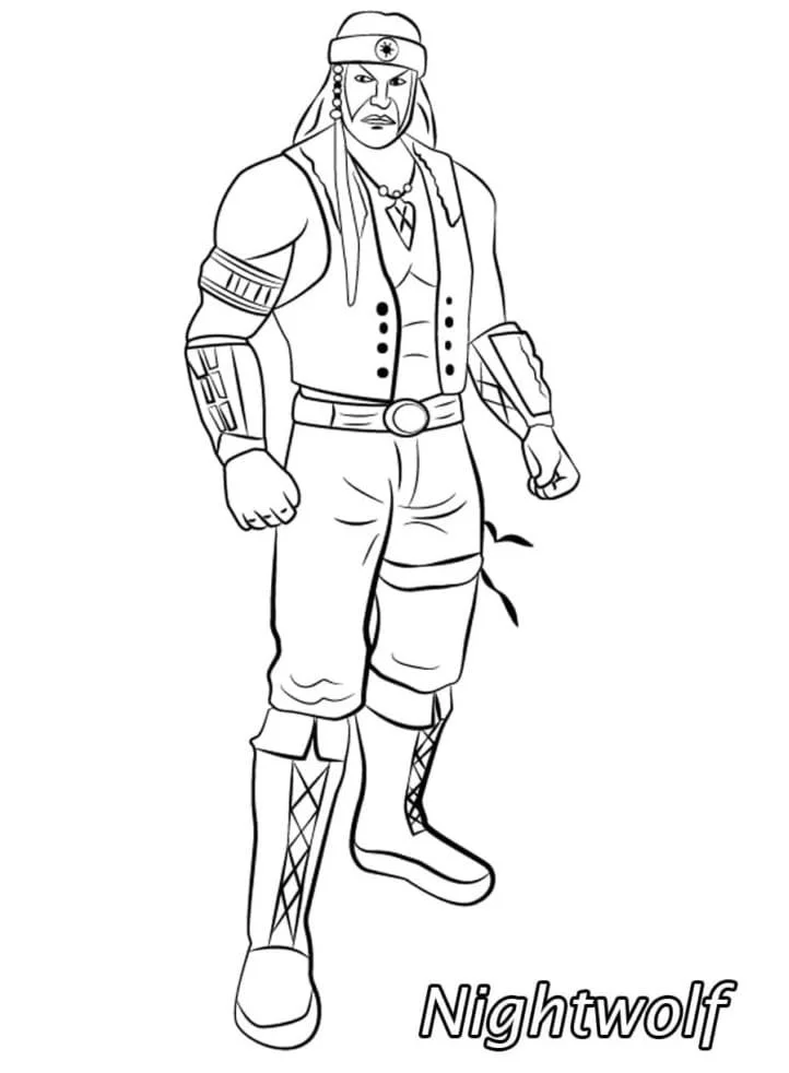 Mortal Kombat Coloring Pages 55