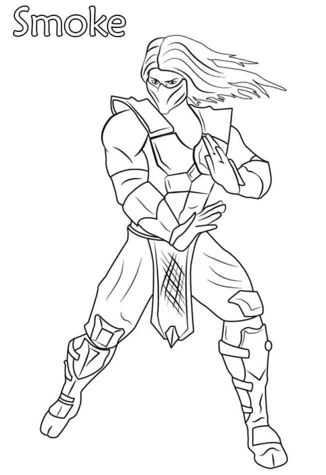 Mortal Kombat Coloring Pages 66