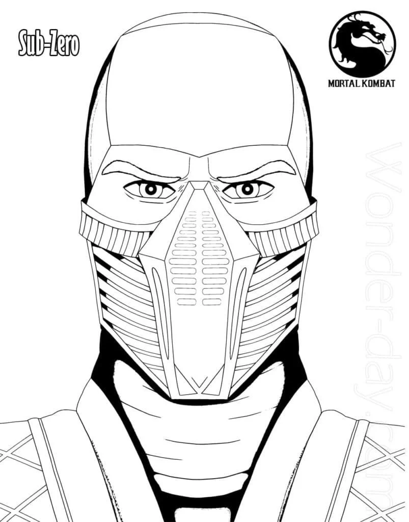 Mortal Kombat Coloring Pages 70