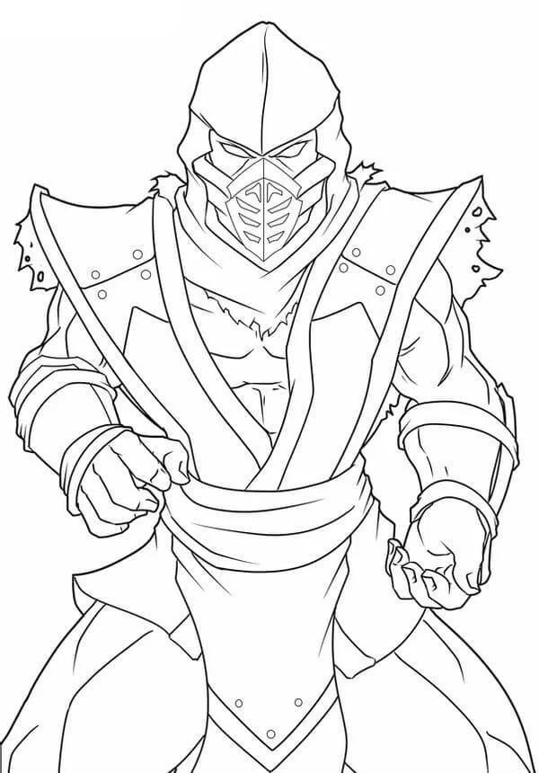 Mortal Kombat Coloring Pages 74