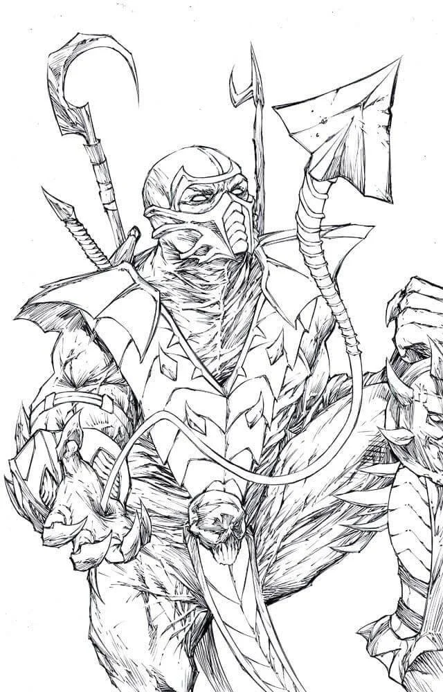 Mortal Kombat Coloring Pages 75