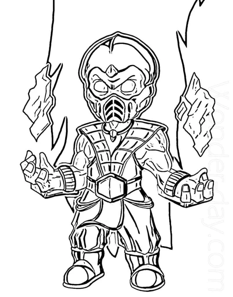 Mortal Kombat Coloring Pages 76