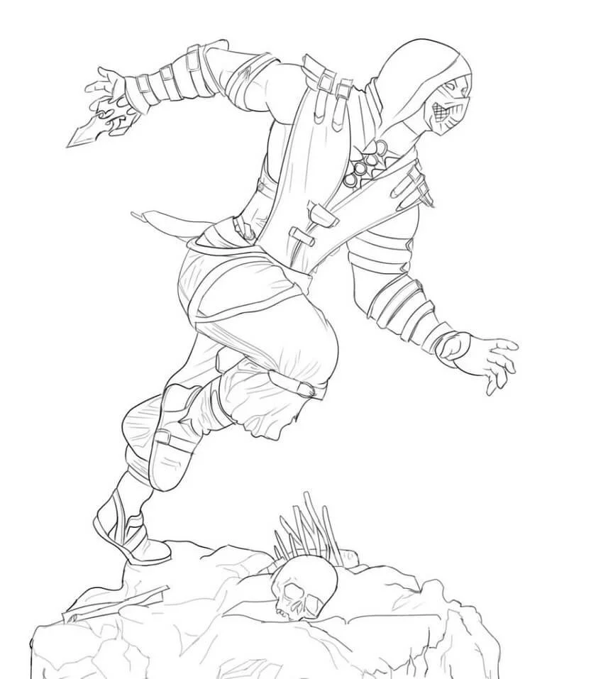 Mortal Kombat Coloring Pages 78