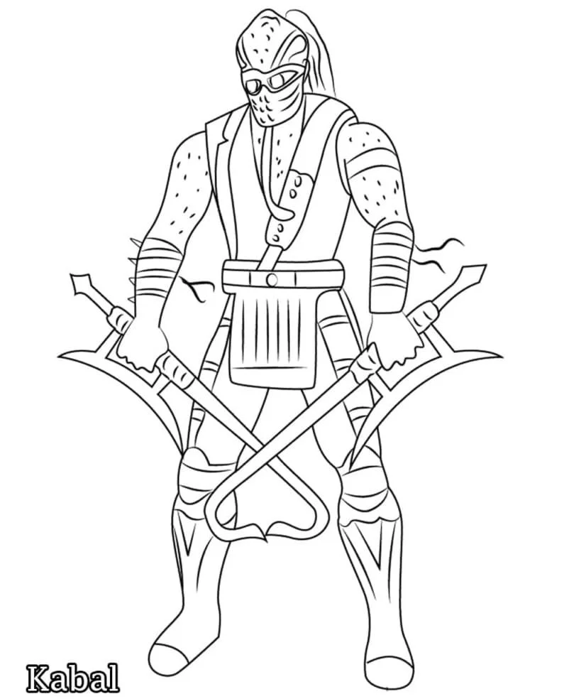 Mortal Kombat Coloring Pages 79