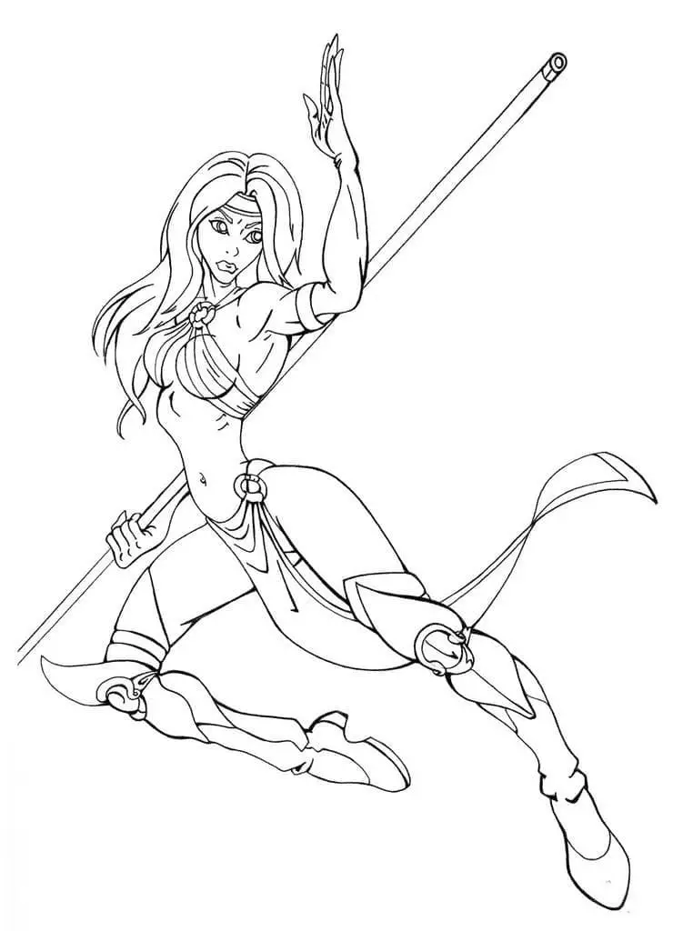 Mortal Kombat Coloring Pages 8