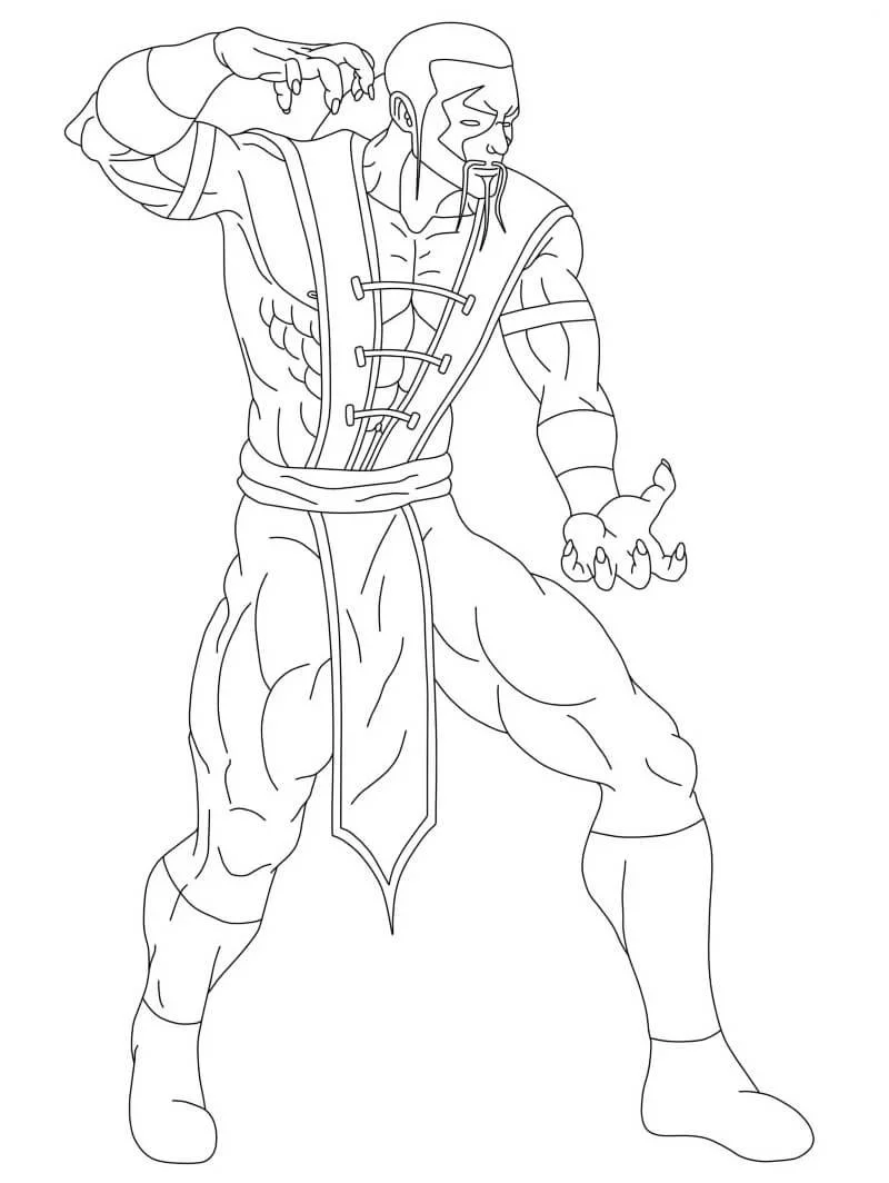 Mortal Kombat Coloring Pages 84