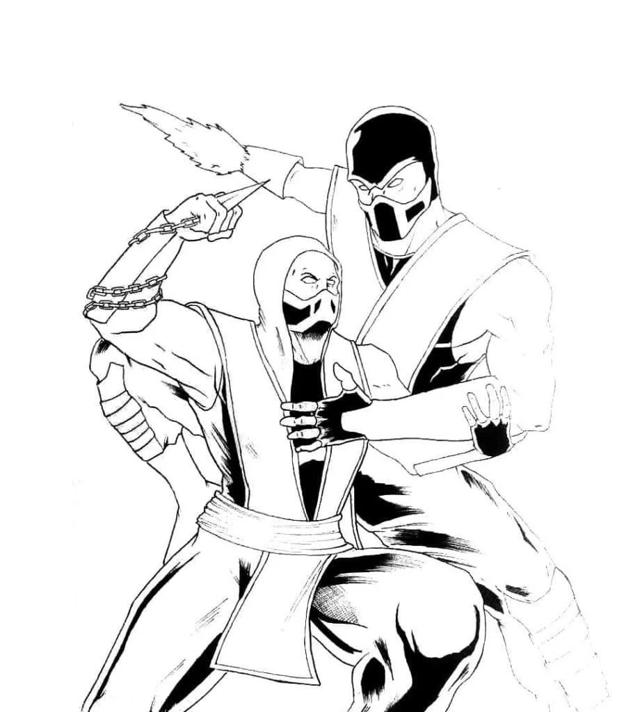 Mortal Kombat Coloring Pages 89