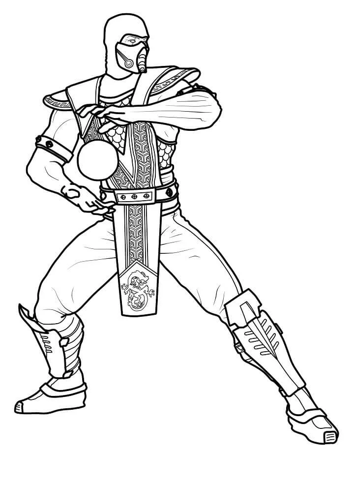 Mortal Kombat Coloring Pages 90