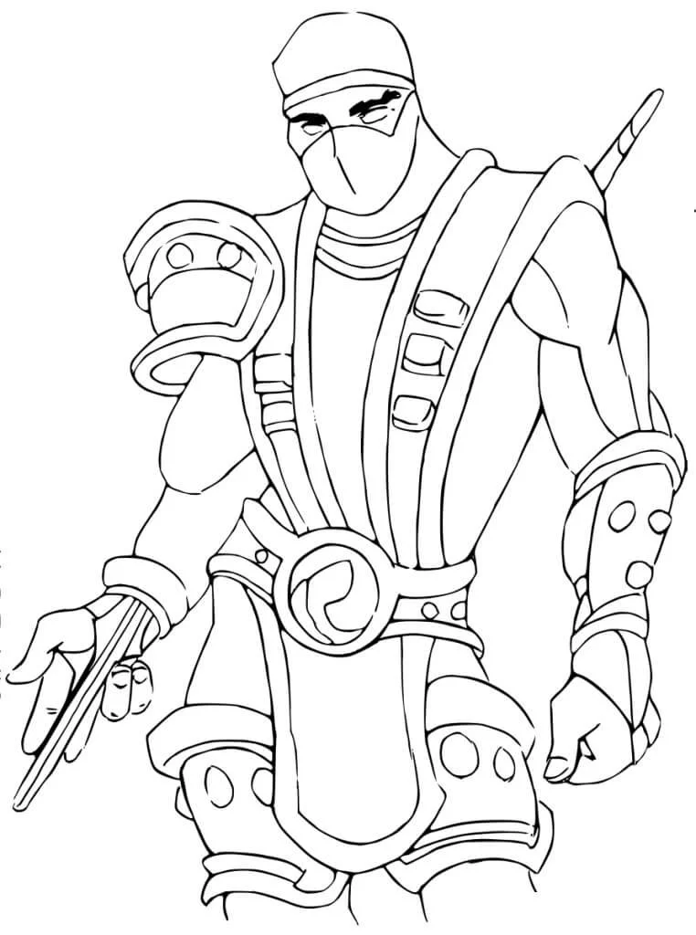 Mortal Kombat Coloring Pages 92