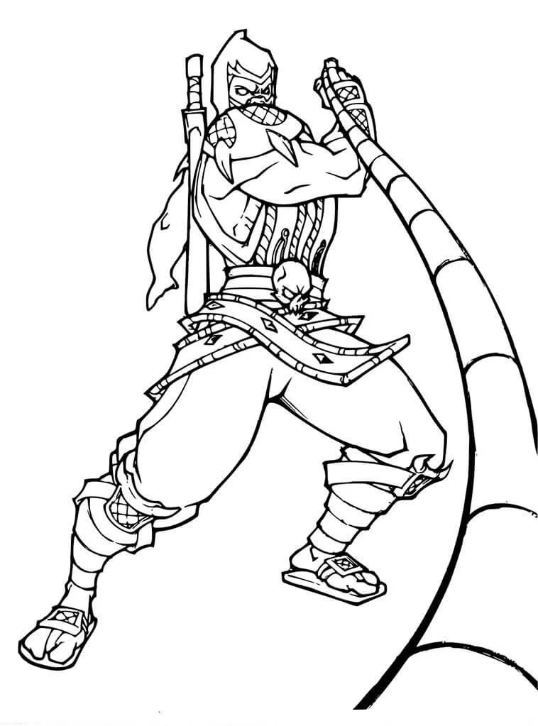 Mortal Kombat Coloring Pages 96