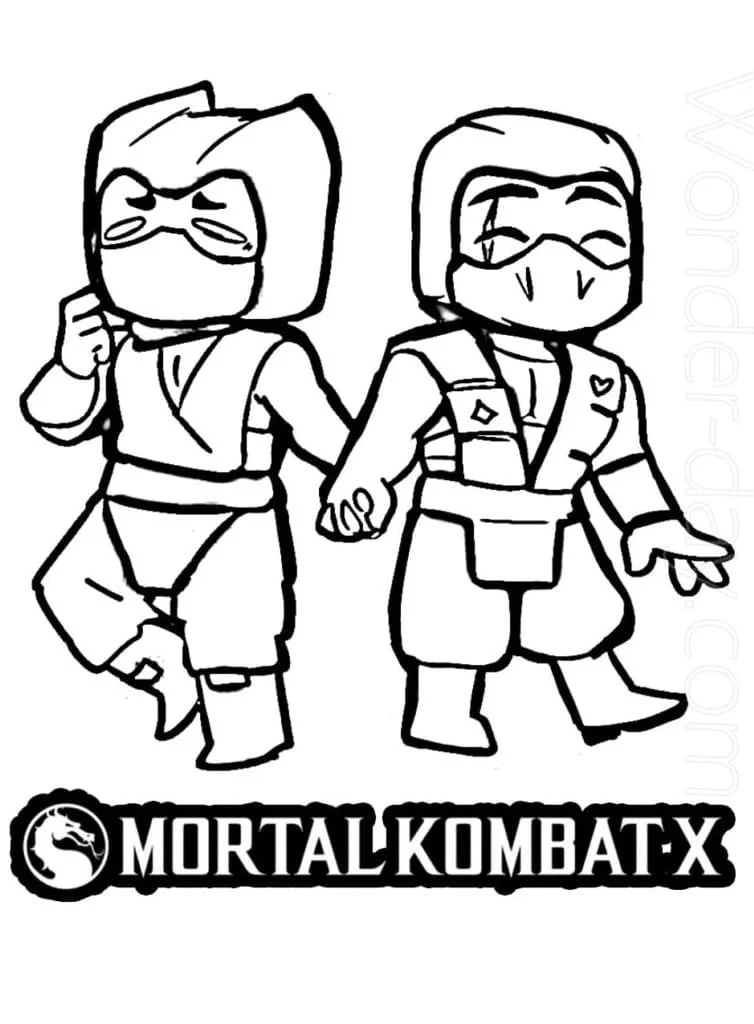 Mortal Kombat Coloring Pages 97