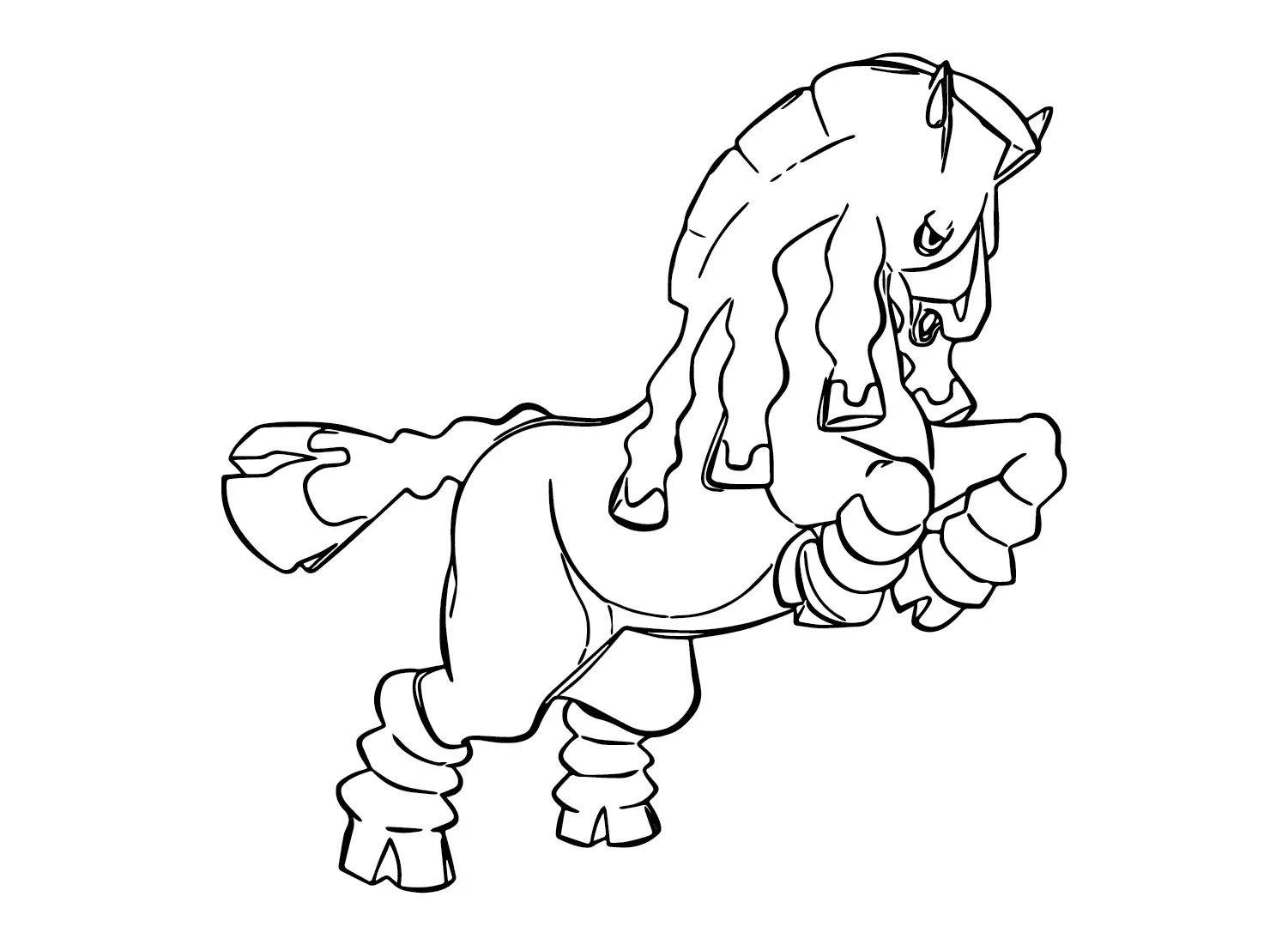 Mudsdale Coloring Pages 11