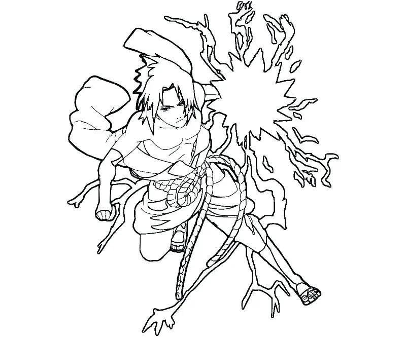 Naruto And Sasuke Coloring Pages 26