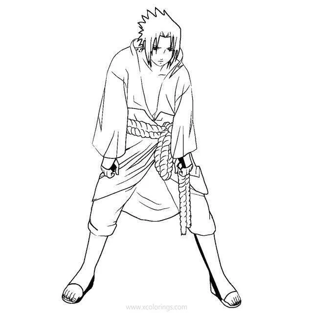 Naruto And Sasuke Coloring Pages 39